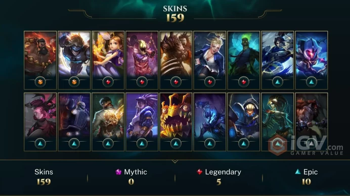 EUW EMAIL CHANGEABLE 113 CHAMPIONS 159 SKINS SILVER KAYLE JUDGMENT LAYLE UFO CORKI Vengeful Wraith S1 ranked Last play 2023