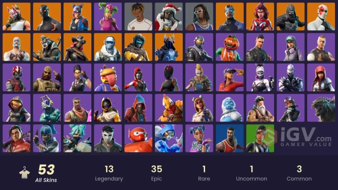 [Xbox/PSN/PC] 53 Skins - Omega - Rogue Agent - The Ice King - Lynx - Wild Card - Enforcer - Dire - Zenith - Full Access #725