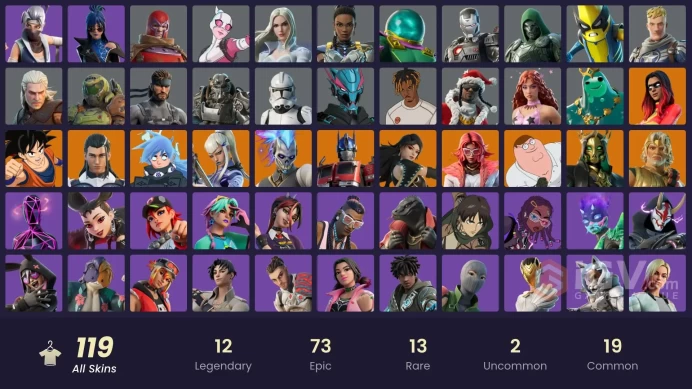 ACC060Fortnite Account [PC] 119 skins | Joltara | Optimus Prime | Era | The Ageless | Zeus | Renzo the Destroyer | Son Goku | Nezumi | Peter Gri