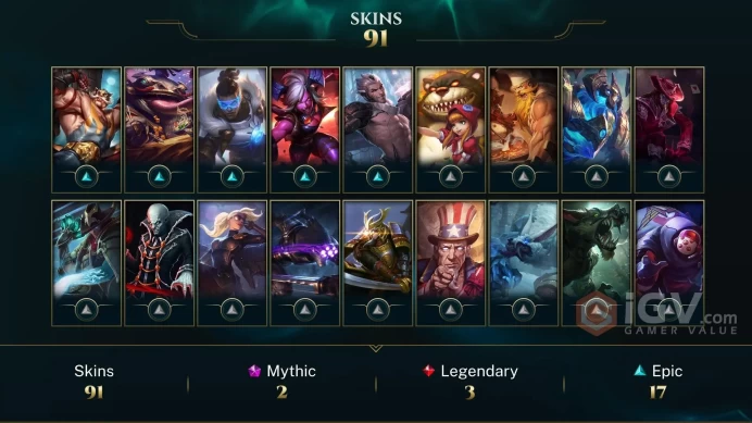 OCE EMAIL CHANGEABLE 150 CHAMPIONS 27KBE 8.2KOE  91 SKINS Prestige Arcade Caitlyn + 57 INVENTORY SKINS