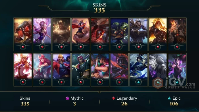 EUW 331 Skins 172 Champs | PROJECT: Pyke | Prestige True Damage Senna | Acolyte Lee Sin | Cowgirl Miss Fortune | Karate Kennen | LOL0034