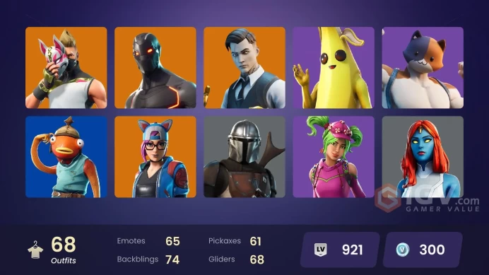 ACC293 Fortnite Account [PC] 68 skins | Gold Midas | The Prisoner | The Visitor | Enforcer | Sentinel | Lynx | Drift | Calamity | Blackheart | H