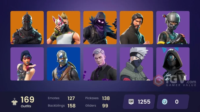 169 Skins - Mail Access - Black Knight -  Ultimate STW - The Reaper - Take the L - Jill Valentine -  Floss -  Rare Banners -  Mako