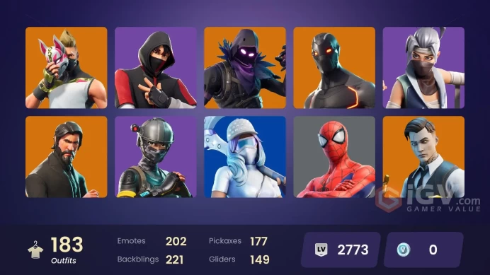 182 Skins - Mail Access - Ikonik - Gold Midas - The Reaper - Take the L - Merry Mint Axe - Elite Agent - Omega Stage 5 - Rambunctious