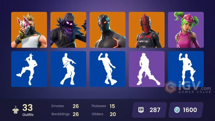 [PC/PSN/XBOX] 33 skins | OG STW | Rogue Agent | Love Ranger | Valor | Red Knight | Raven | Ragnarok | Omega | Drift | Leviathan | The Visitor 