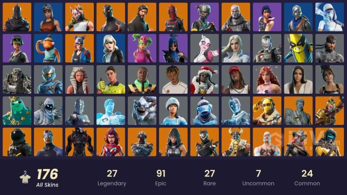 Full Access - [NINTENDO/PC] 175 skins | Black Knight , Sparkle Specialist , The Reaper , Blue Squire , Royale Knight