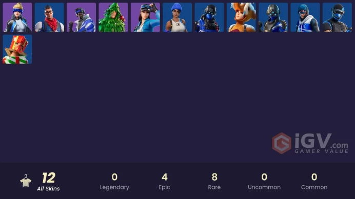 [PC/PSN/XBOX] 12 skins | Neo Versa | Blue Team Leader | Blue Striker | Prodigy | Carbon Commando | Fixer | Cloud Striker | Point Patroller | 80