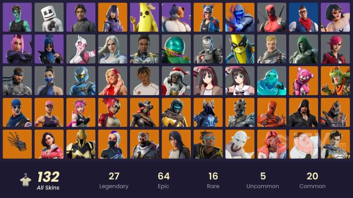 Full Access - [XBOX/NINTENDO/PC] 132 skins | Ikonik , Glow , Prodigy , Carbon Commando , Blue Striker