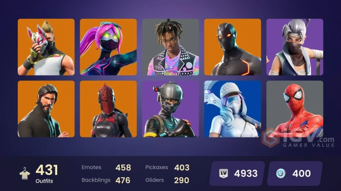 [ALL PLATFORMS]-423 Skin-400 Pickaxes-447 Emotes-Astro Jack-The Reaper-Elite Agent-Take The L-Raise The Cup-FULL ACCESS-BEST SELLER-