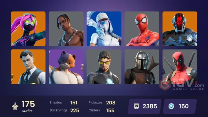 [PC/PSN/XBOX] 175 skins | Travis Scott | Gold Midas | Subzero Cryptic | Sultura | Lina Scorch | Point Patroller | Fixer | Vivi Chroma | Cloud St