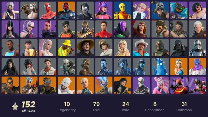 [PC/PSN/XBOX] 152 skins | Unchained Ramirez | Heron Stance Hero | Era | Kymera | Malik | Glimmer | Snap | Ronin | Renzo the Destroyer | Joey | 2