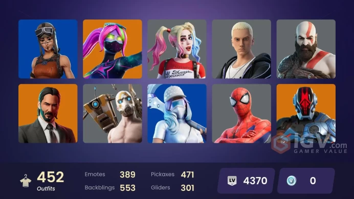 [ALL PLATFORMS]-452 Skin-Kratos-Leviathan Axe-OG STW-Renegade Raider-Raise The Cup-FULL ACCESS-BEST SELLER-