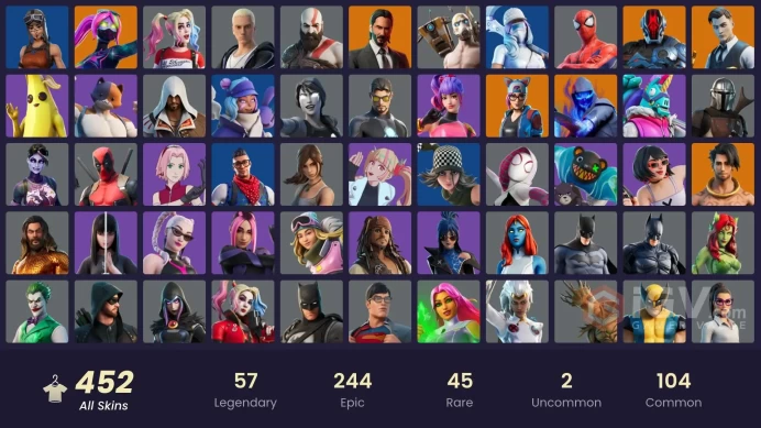 [ALL PLATFORMS]-452 Skin-Kratos-Leviathan Axe-OG STW-Renegade Raider-Raise The Cup-FULL ACCESS-BEST SELLER-