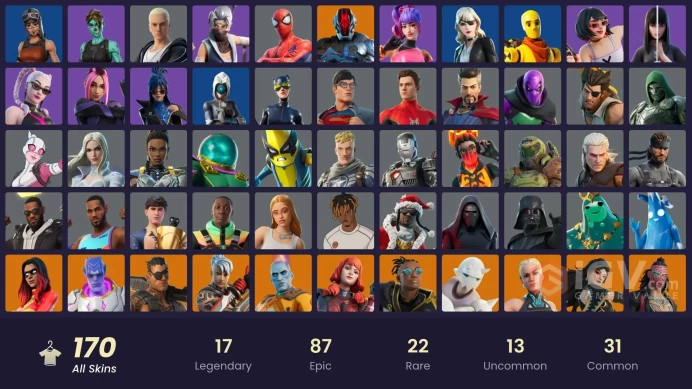 [PC/PSN/XBOX] 170 skins | Polo Prodigy | Renegade Raider | Subzero Cryptic | Sultura | Fixer | Vivi Chroma | The Origin | The Imagined | Peter G