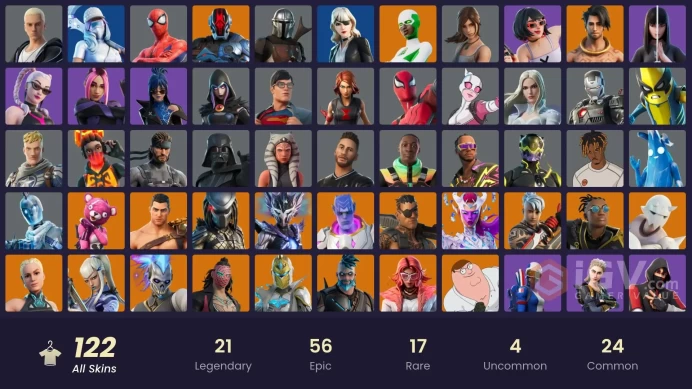 Full Access - [NINTENDO/PC] 122 skins | IKONIK , Sultura , Cloud Striker , Raz