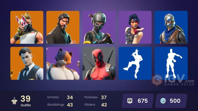 (PC PSN XBOX) 39 skins | Sparkle Specialist | The Reaper | Blue Squire | Royale Knight | Elite Agent | Blue Team Leader | Gold Midas | Blue Stri