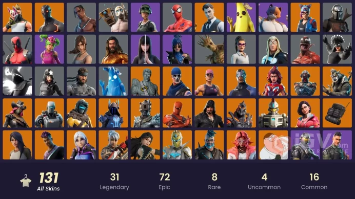 [PC/PSN/XBOX]131 skins | OG STW | Travis Scott | Gold Midas | Gold Brutus | Rogue Agent | Trailblazer | The Ice King | Dire | Peter Griffin | Ge