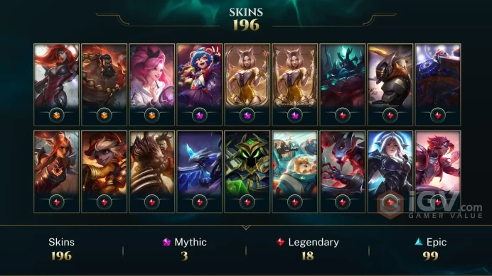 EUW / DIAMOND 4 %70WR- 172 Champ - 196 Good Skins(3 Ultimate, 3 Mythic, 18 Legendary, 99 Epic) -JUDGMENT KAYLE - S1 ACC - FULL ACCES -CHEAP