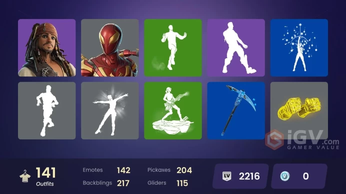 Fortnite Account [PC] 141 skins | Zeus | Hades | Ascendant Midas | Poseidon | Poe Dameron | Apprentice Evie | Wookiee Team Leader | General Grie