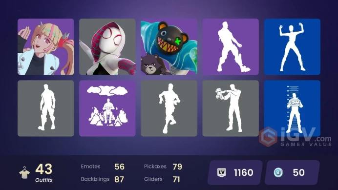 Fortnite Account [PC] 43 skins | Renzo the Destroyer | Omegarok | Spectra Knight | Optimus Prime | Twyn | Mizuki | Era | Nezumi | Paradigm (Real