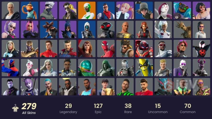 [PC/PSN/XBOX] 27 skins | Elite Agent | Blue Team Leader | Havoc | Sub Commander | Dark Voyager | Ronin | Carbide | Spider-Man | Polar Peely | Sl