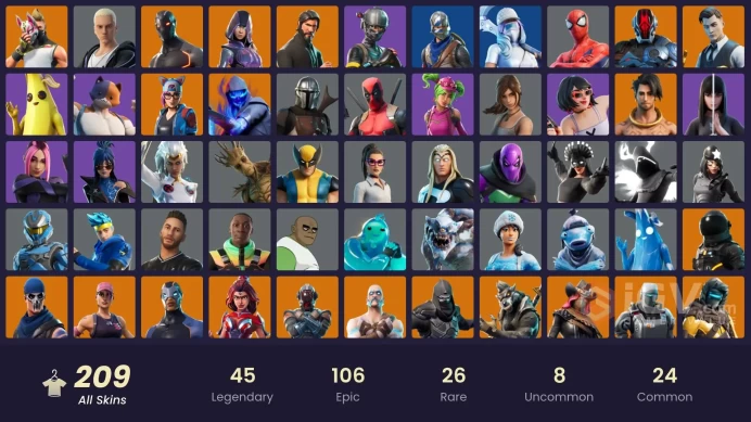 [PC/PSN] 210 skins | OG STW | The Reaper | Glow | Blue Squire | Royale Knight | Elite Agent | Gold Midas | Y480