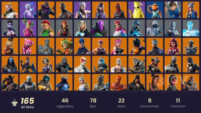 [PC/PSN] 166 skins | OG STW | Galaxy | Glow | WORLD CUP | Rogue Agent | Strong Guard | Clutch | Grind | Dante | Y482