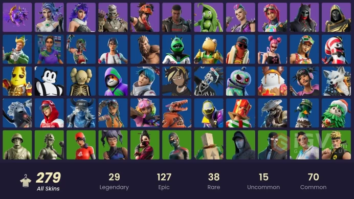 [PC/PSN/XBOX]279 skins | Polo Prodigy | Subzero Cryptic | Prodigy | Championship Jonesy | Vivi Chroma | Blue Striker | Naruto Uzumaki | Black Ad
