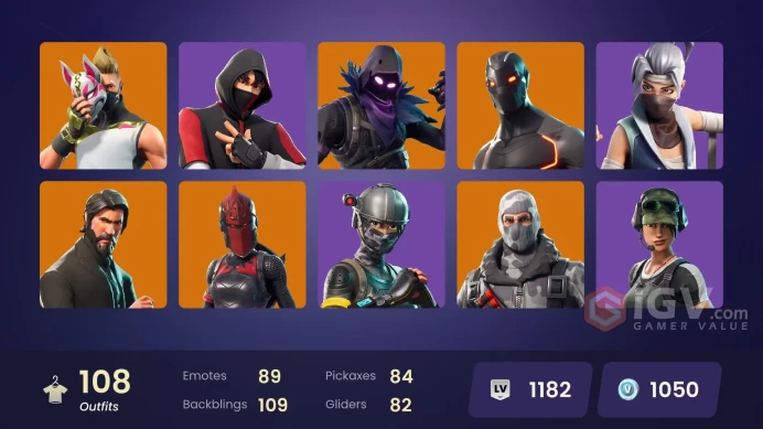 [PC/XBOX] 108 skins | OG STW | IKONIK | The Reaper | Elite Agent | Blue Team Leader | Omega (stage 5) | Y487