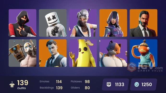 [PC/PSN] 140 skins | OG STW | IKONIK | Glow | Gold Brutus | WORLD CUP | Gold Midas | Carbon Commando | Clutch | Y490