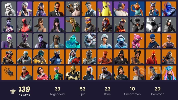 [PC/PSN] 140 skins | OG STW | IKONIK | Glow | Gold Brutus | WORLD CUP | Gold Midas | Carbon Commando | Clutch | Y490