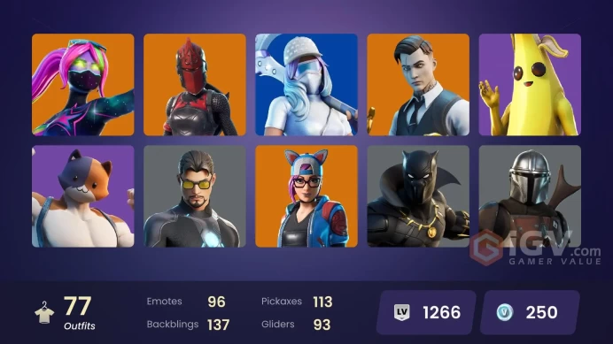 [PC/PSN/XBOX] 77 skins | Leviathan Axe | Gold Midas | Sentinel | Lynx | Blackheart | Zenith | Rox | Eternal Knight | Hybrid | Gear Specialist Ma