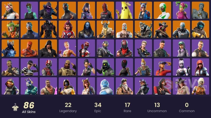 [PC/PSN/XBOX] 86 skins | IKONIK | Glow | Omega (stage 5) | Rogue Agent | Calamity | Red Knight | Love Ranger | Y491