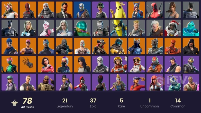 [PC/PSN/XBOX] 78 skins | OG STW | Blue Squire | Royale Knight | Rogue Agent | Havoc | Trailblazer | Sub Commander | Sentinel | The Prisoner | Ly