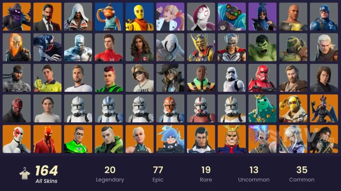 [ALL PLATFORMS]-164 Skins-174 emotes-FFC TheGrefg-Dragon Balls-Obi-Wan Kenobi-Ezio Auditore-FULL ACCESS-BEST SELLER-