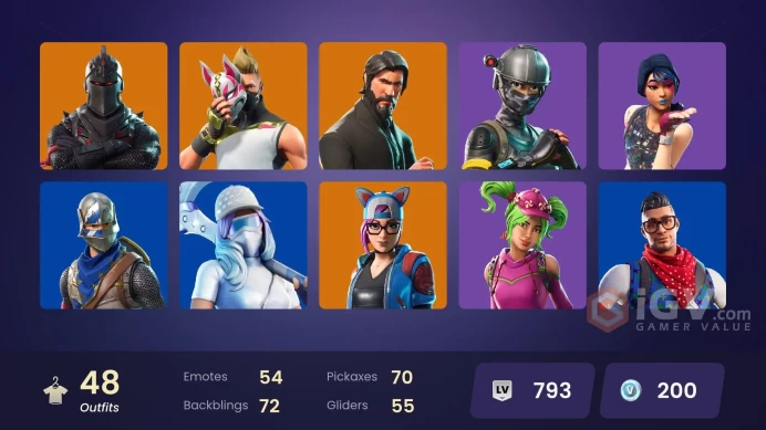 [PC/XBOX] 48 skins | OG STW | Black Knight | Sparkle Specialist | The Reaper | Blue Squire | Royale Knight | Elite Agent | 200 VB