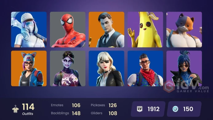 [PC/PSN/XBOX] 114 skins | Gold Midas | Gold Brutus | Andre | Renee | Carbon Commando | Prodigy | Rox | Gear Specialist Maya | Spectra Knight | F