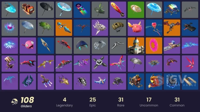 [PC/PSN/XBOX] 114 skins | Gold Midas | Gold Brutus | Andre | Renee | Carbon Commando | Prodigy | Rox | Gear Specialist Maya | Spectra Knight | F
