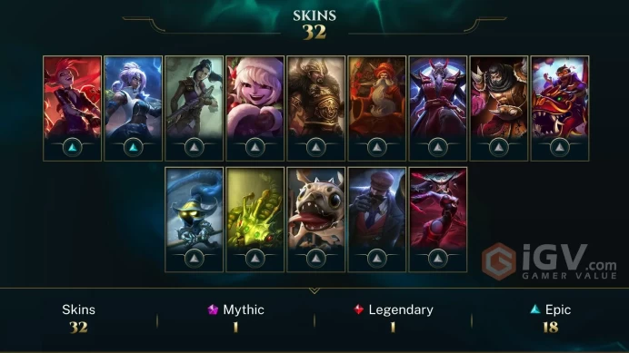 Cuenta LOL LAS | Nivel 136 | +32 Skins | Full Access