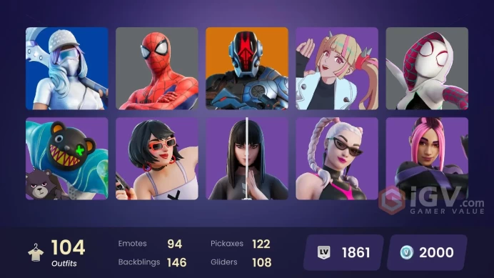 [PC/PSN/XBOX/NINTENDO] 104 skins | Malik | Omegarok | Torin | Spectra Knight | The Origin |  Era | Peter Griffin |HR0108
