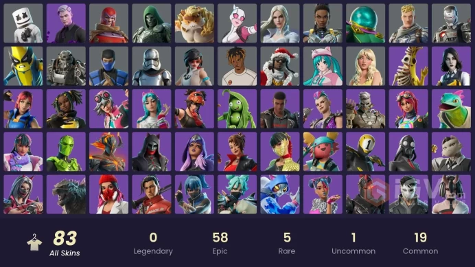 [PC/NINTENDO] 83 skins | Apprentice Evie | Captain Phasma | Captain Jones | Peelverine | Gwenpool |  Emma Frost | War Machine 	HR0105