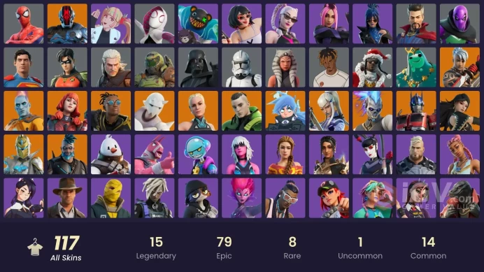 [PC/XBOX/NINTENDO] 117 skins | Point Pa[PC/XBOX/NINTENDO] 117 skins | Poinegarok | The Foundation | Malik | Spectra Knight | The Origin | HR0111