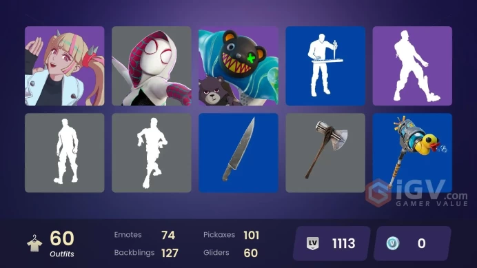 [ALL PLATFORMS]-120.000 V-BUCKS SPEND-Iron Man Zero-KAWS Skeleton-Thor Odinson-Ghost Face-Wonder Woman-Lara Croft (2000s)-Ant-Man-FULL ACCESS-