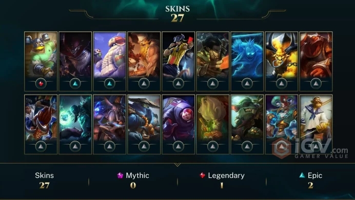 EUW League Account: +27 Skins | Full Access | Instant Delivery!
