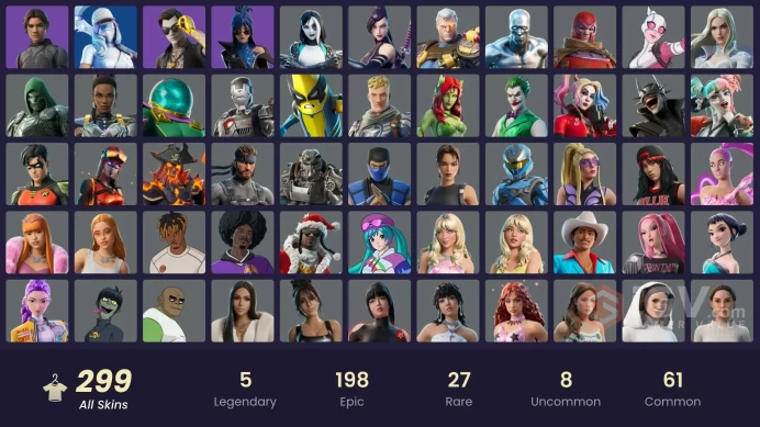 [ALL PLATFORMS]-300 Skin-300 Pickaxe-FULL ACCESS-LIFE TIME WARRANTY-