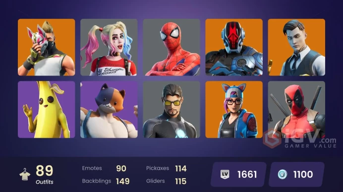 [PSN/XBOX/PC/NINT] Midas (Fully Golden) | Drift (Stage 5) | Ragnatok (Stage 6) | Brutus (Fully Golden) | Rage | Reaper | STW | 89 Skins
