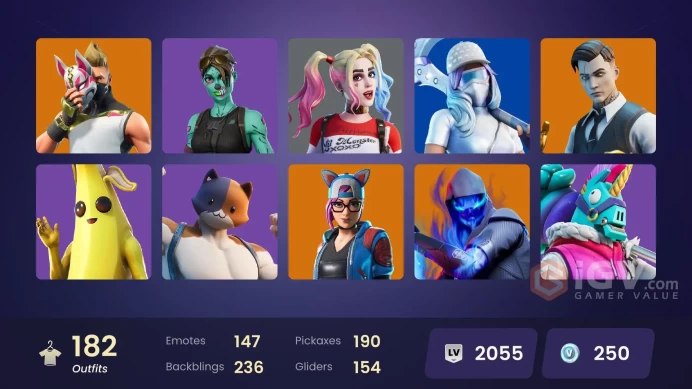 [PSN/XBOX/PC/NINT] 182 Skins | Party Trooper (Neon) | Lara Croft | Deadpool | Ghoul Trooper | Rage | Emma Frost | Ragnarok Stage 5 | Drift St 5