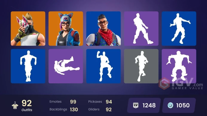[XBOX,PC,NINT] 92 Skins | STW Deluxe Founder’s Pack | Skull Trooper | Drift S5 | Ragnarok S6 | Kiss the Cup | World Cup 2019
