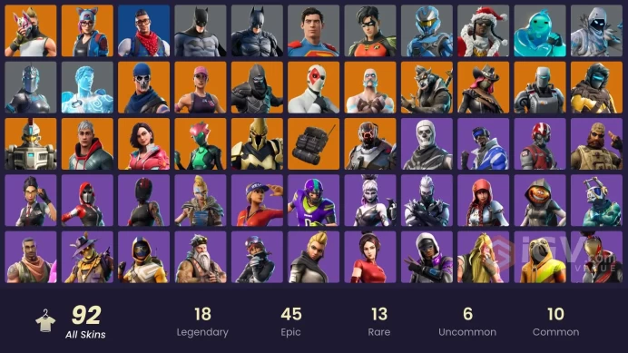 [XBOX,PC,NINT] 92 Skins | STW Deluxe Founder’s Pack | Skull Trooper | Drift S5 | Ragnarok S6 | Kiss the Cup | World Cup 2019