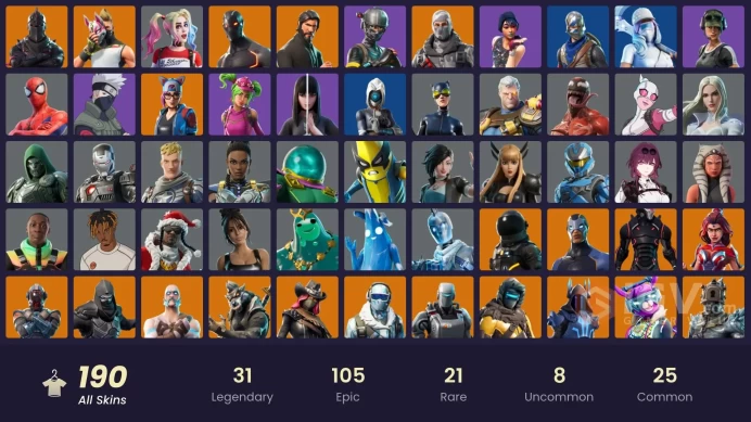 Full Access - [NINTENDO/PC] 189 skins | Black Knight , Sparkle Specialist , The Reaper , Blue Squire , Royale Knight